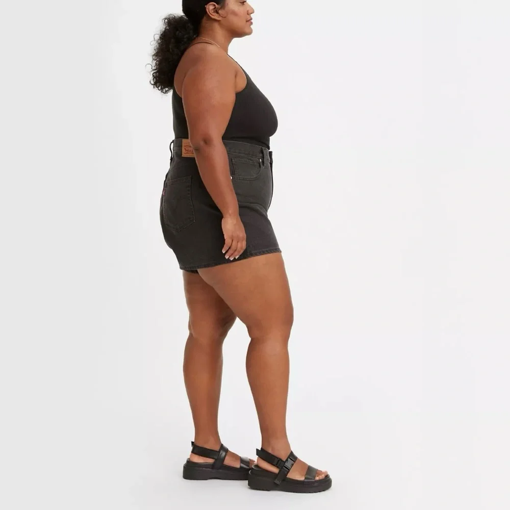 Levi’s HIGH WAISTED MOM WOMEN'S SHORTS (PLUS SIZE)
22W 26W wonderful black NWT - Picture 2 of 12